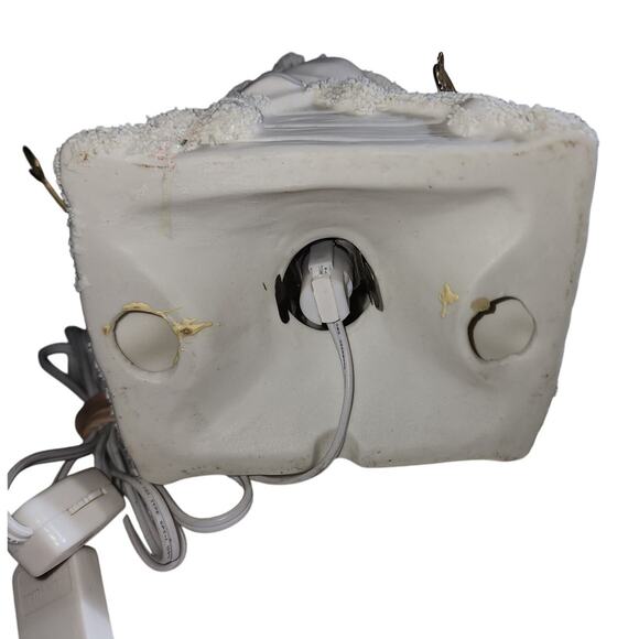 International Bazaar Santa Claus Night Light Christmas Porcelain Gold Accents - Picture 7 of 8